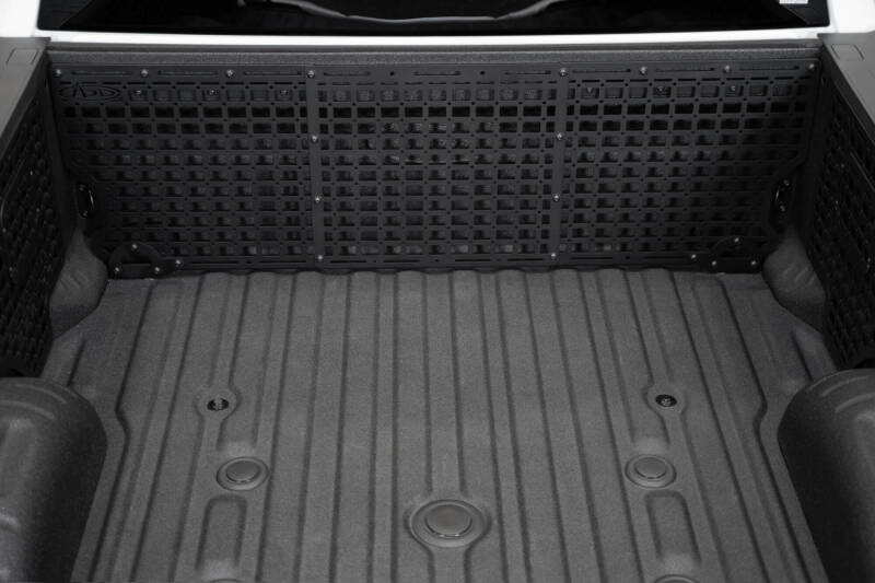 Ford Super Duty Molle Panels - Rear - Addictive Desert Designs - Hammer Black Powder Coat Finish - Black - `23-`27
